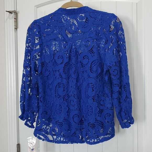 💕Nanette Lepore Lace Button Up Blouse, W/Cami Top💕NWT💕 - Picture 8 of 8